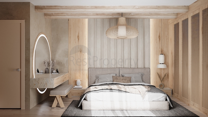 Detached villas with unique architecture in the Gyumyushlyuk area