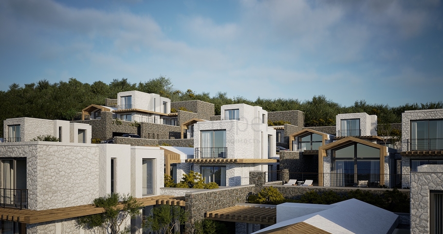 Detached villas with unique architecture in the Gyumyushlyuk area