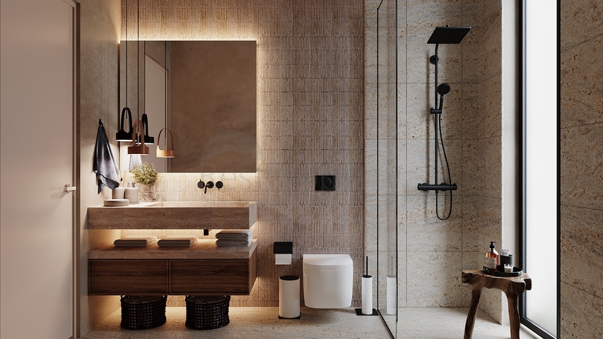 Detached villas with unique architecture in the Gyumyushlyuk area