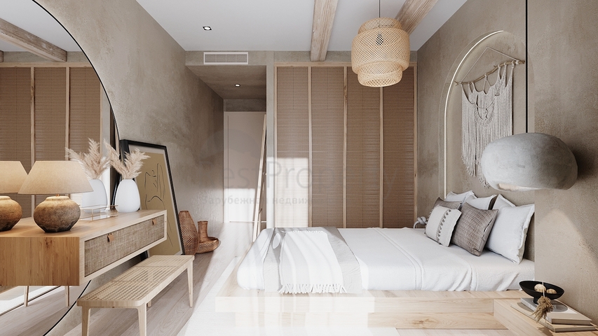 Detached villas with unique architecture in the Gyumyushlyuk area