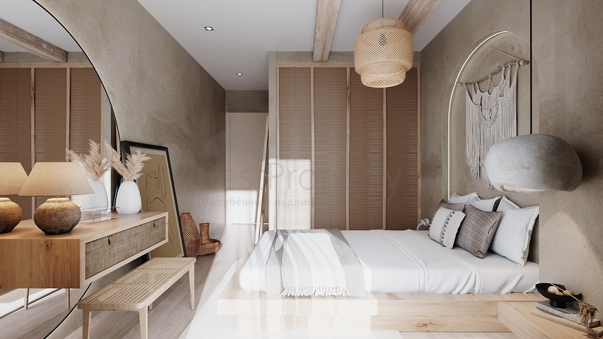 Detached villas with unique architecture in the Gyumyushlyuk area