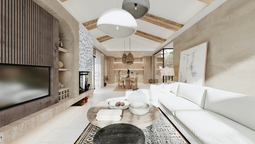 Detached villas with unique architecture in the Gyumyushlyuk area