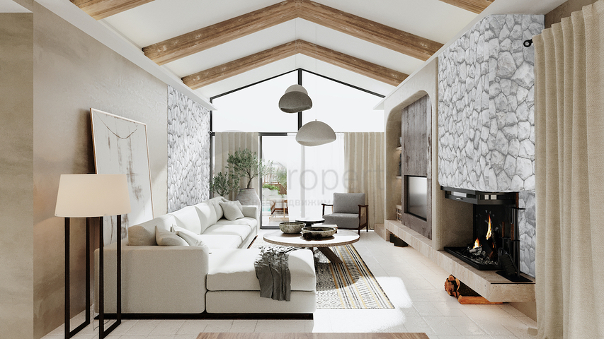 Detached villas with unique architecture in the Gyumyushlyuk area