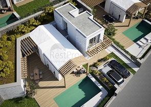 Detached villas with unique architecture in the Gyumyushlyuk area