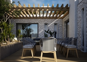 Detached villas with unique architecture in the Gyumyushlyuk area