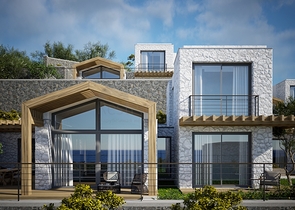 Detached villas with unique architecture in the Gyumyushlyuk area