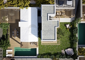 Detached villas with unique architecture in the Gyumyushlyuk area