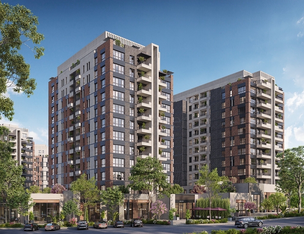 An investment project under construction from a well-known developer