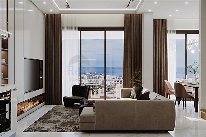 A new complex under construction in the Tosmur area