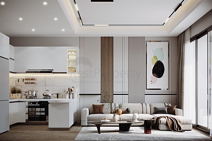 A new complex under construction in the Tosmur area