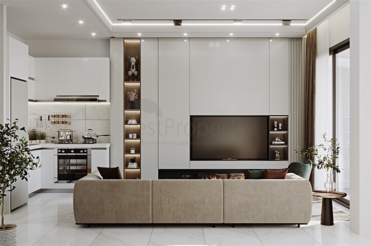 A new complex under construction in the Tosmur area