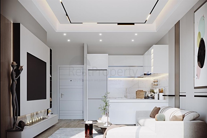 A new complex under construction in the Tosmur area