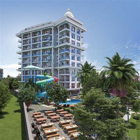 A new complex under construction in the Tosmur area