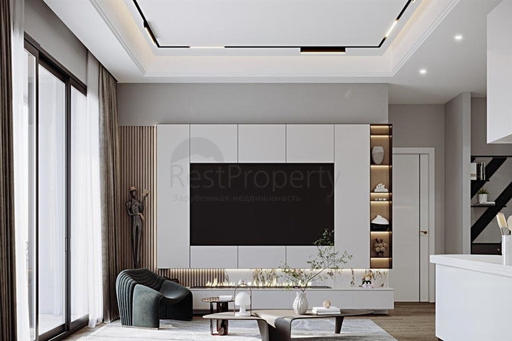 A new complex under construction in the Tosmur area