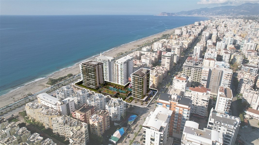 Beachfront complex - 1 bedroom apt - luxury life style - Mahmutlar / Alanya 