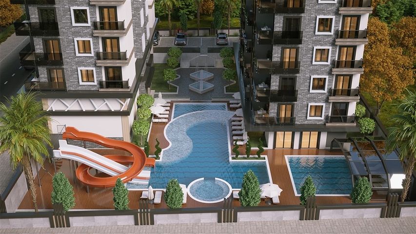Brand new - 1 bedroom apt - Prime location - in Kargicak / Alanya 