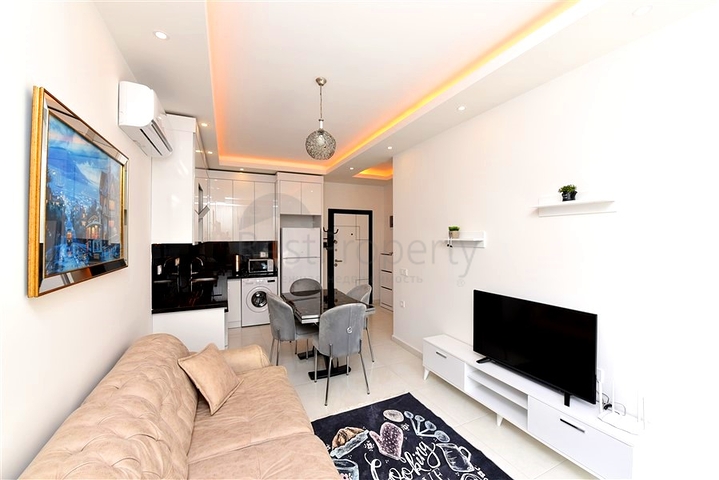 New 1+1 apartment in Mahmutlar