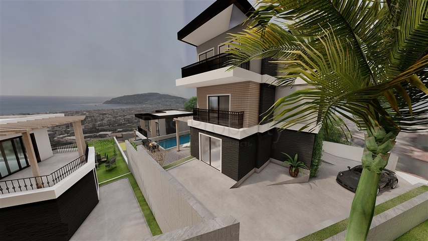 Villas in Cikcilli area with stunning panoramic views Villas in Cikcilli area with stunning panoramic views