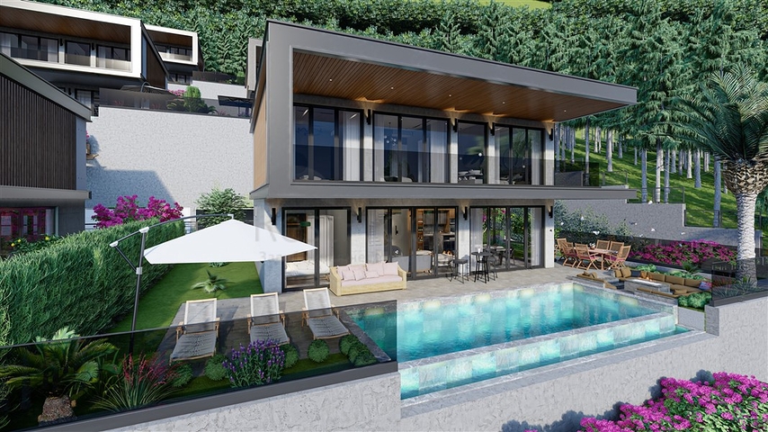 New villa project in the Bektash area in the very center of Alanya
