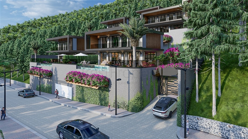 New villa project in the Bektash area in the very center of Alanya