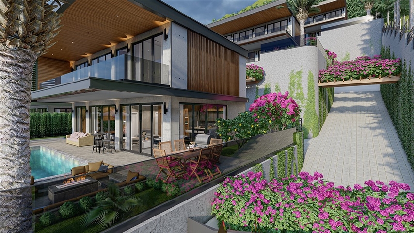 New villa project in the Bektash area in the very center of Alanya