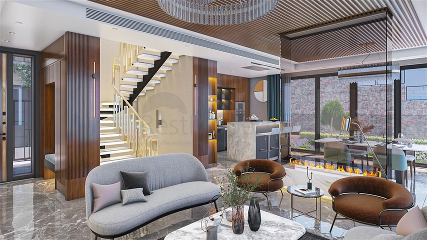 New villa project in the Bektash area in the very center of Alanya