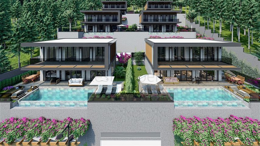 New villa project in the Bektash area in the very center of Alanya