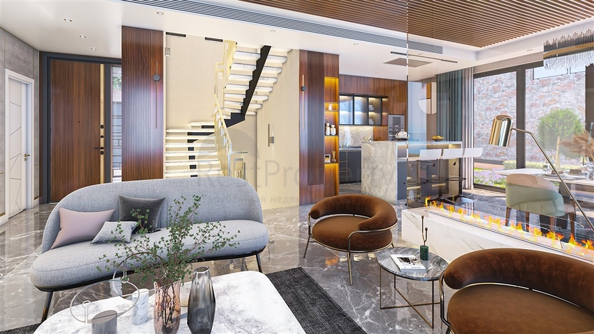 New villa project in the Bektash area in the very center of Alanya