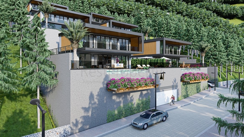 New villa project in the Bektash area in the very center of Alanya