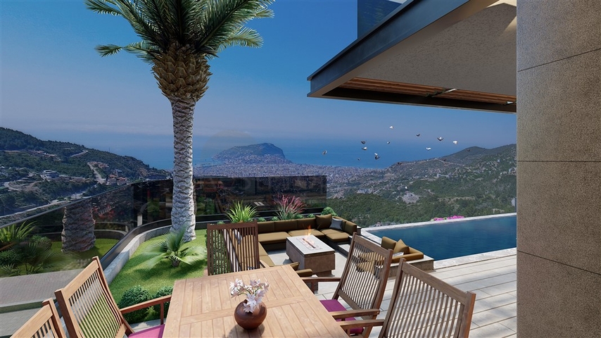New villa project in the Bektash area in the very center of Alanya