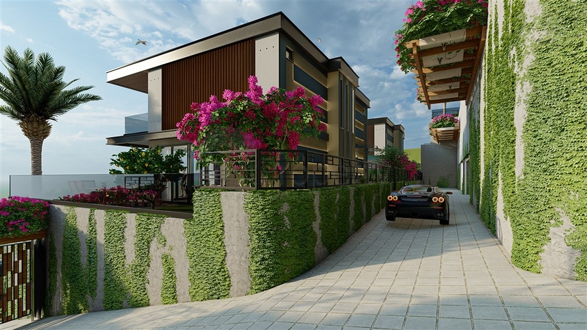 New villa project in the Bektash area in the very center of Alanya