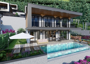 New villa project in the Bektash area in the very center of Alanya