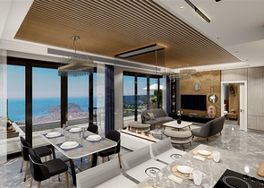 New villa project in the Bektash area in the very center of Alanya