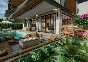 New villa project in the Bektash area in the very center of Alanya