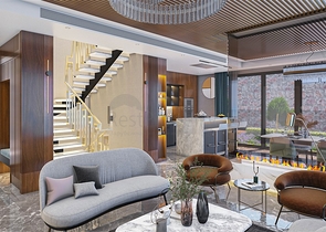 New villa project in the Bektash area in the very center of Alanya