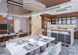 New villa project in the Bektash area in the very center of Alanya