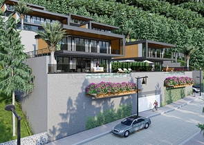 New villa project in the Bektash area in the very center of Alanya
