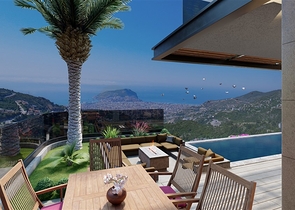 New villa project in the Bektash area in the very center of Alanya