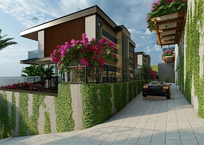 New villa project in the Bektash area in the very center of Alanya