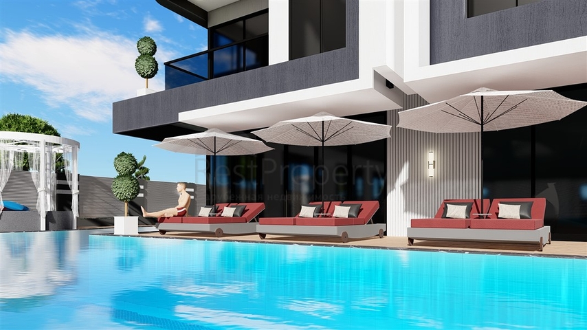 New complex 750 m from the sea 