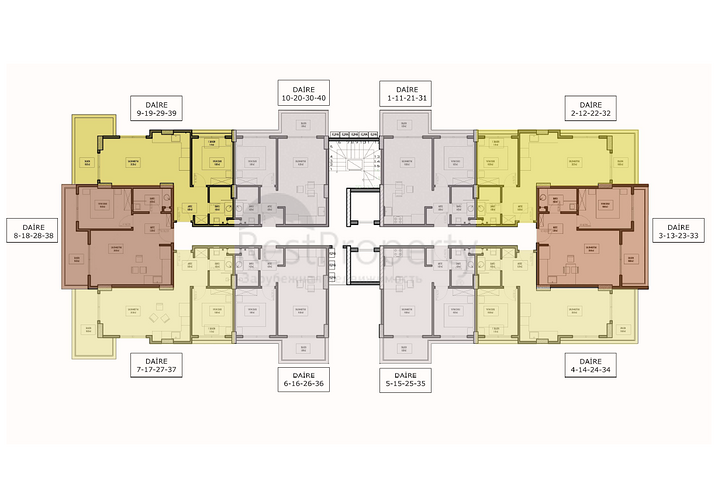 New complex 750 m from the sea 