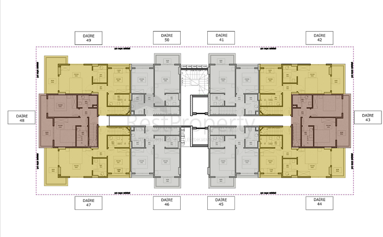 New complex 750 m from the sea 