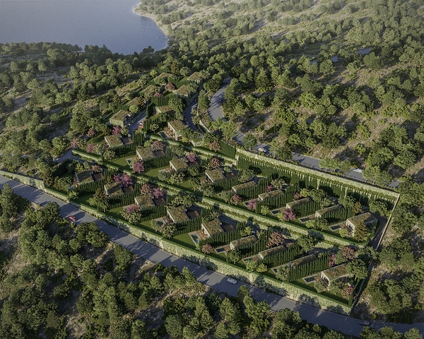 Stylish modern design villas with sea views in Yalikavak area