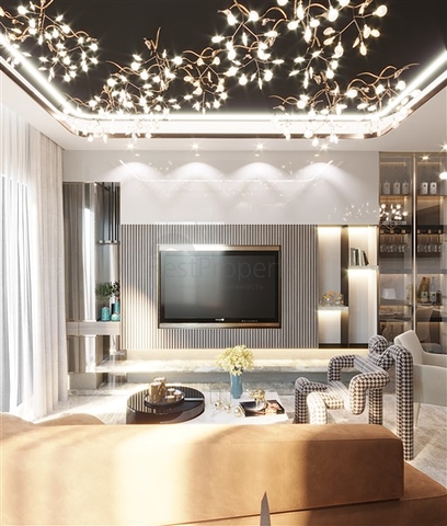 Luxury residential complex near the sea at the initial stage of construction