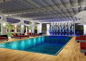 Luxury residential complex near the sea at the initial stage of construction