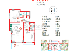 Luxury residential complex near the sea at the initial stage of construction