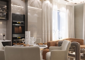 Luxury residential complex near the sea at the initial stage of construction