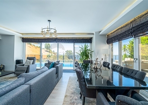 3+1 villa with panoramic view in Kargicak area
