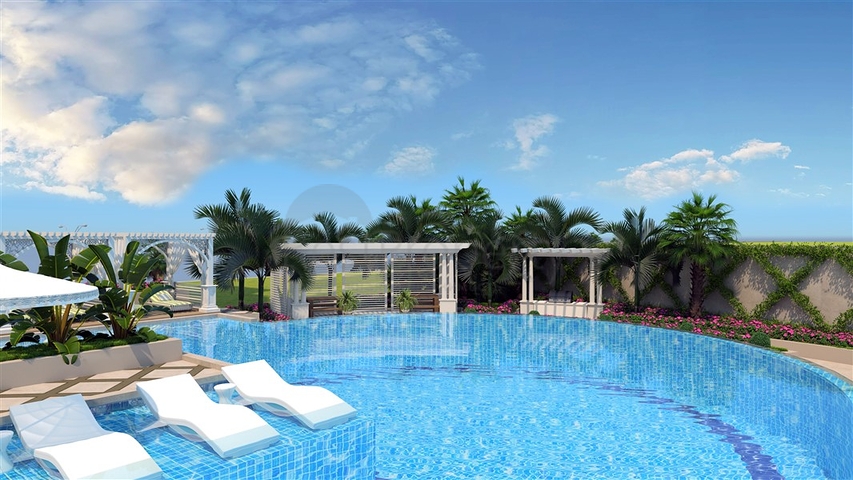 1+1 apartment from a well-known developer 200 m from the sea in the Tosmur area