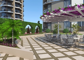 1+1 apartment from a well-known developer 200 m from the sea in the Tosmur area